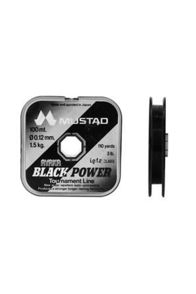 Mustad Ayaka Black Power Tournament L - 0,08 mm 100m loptica za badminton