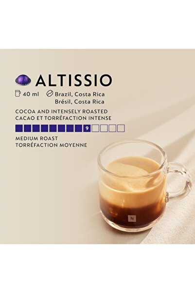 Nespresso Vertuo Pods, Pack of 80 Altissio capsules - Compatible with Vertuo coffee maker, Recyclabl