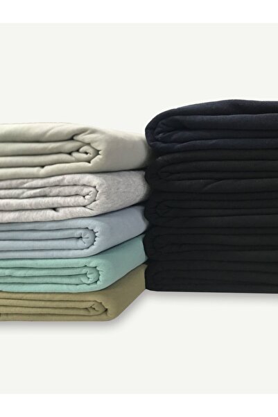 Yiğit Kumaş Set de țesături 3 fire P bumbac moale 10 bucăți cu înălțimea cupr...