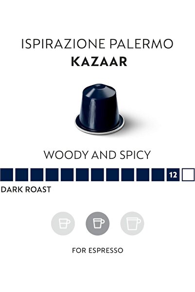 Nespresso OriginalLine Espresso Capsuels, Kazaar, 50Count pods