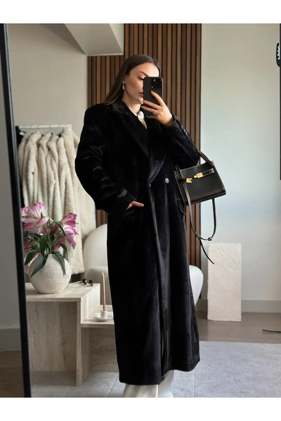 Tugen Co PREMIUM DOKULU SİYAH KABAN