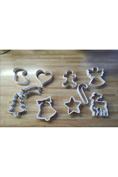 GENCAX Christmas Cookie Mold 10 Pieces