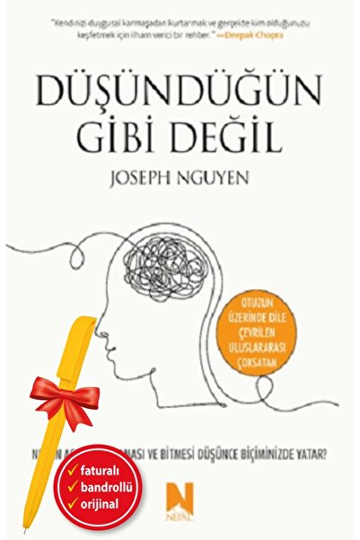 Nepal Kitap Alfa Kalem+ Düşündüğün Gibi Değil (Joseph Nguyen) YENİ