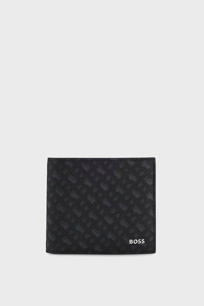 BOSS Deri Monogram Logolu Cüzdan Erkek CÜZDAN 50552844 003