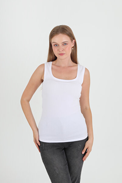 GIANT BASIC Square Neck Strap Blouse/Bodysuit/Tank Top