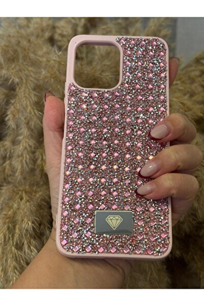 Hatreds Xiaomi Redmi 12 Uyumlu Kılıf Kamera Koruma Çıkıntılı Parlak Taşlı Şık...