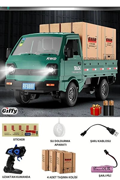 SCOWETTO Uzaktan Kumandalı RC Kamyonet ,Yük Taşıma Aracı ,Sesli ,Işıklı ,Şarj...