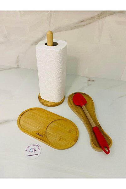 FAMU PAZARLAMA BAMBU KAĞIT HAVLULUK & TEZGAH ÜSTÜ KİRLİ KAŞIKLIK & YAĞDANLIK ALTLIĞI