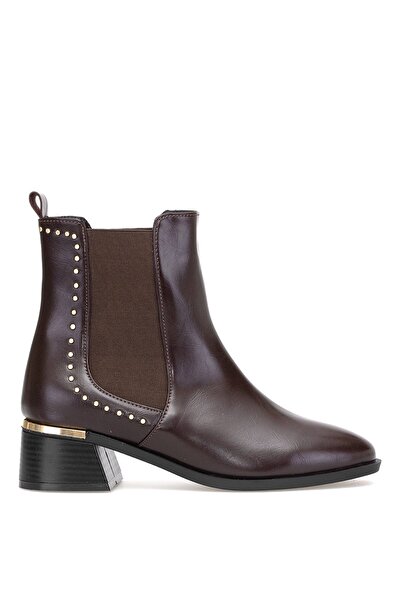 Ayakkabı Fuarı Elit Pm180 K9782 Women's Chelsea Boots Brown