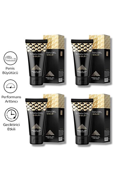 red cream Titan Gold erkeklere Özel bölge geliştirici krem 50 ml - 4 adet