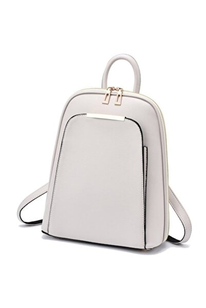 FREELAND - Women's Backpack, B5730, Ecological Leather, Beige