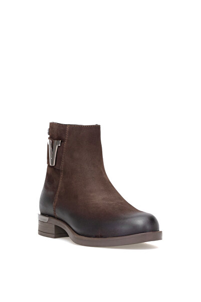Venüs 2553202K Women's Genuine Leather Classic Boots Brown