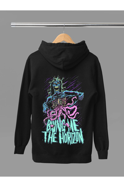 MAGORS BRING ME THE HORIZON Hanorac rock cu glugă, cu mânecă lungă, din bumba...