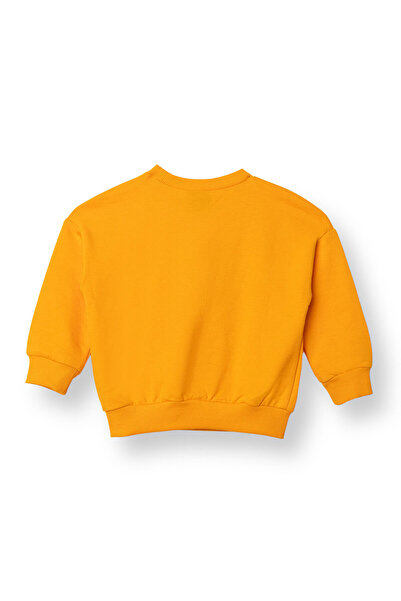 Galatasaray Unisex Sweatshirt İki İplik Bisiklet Yaka Uzun Kol