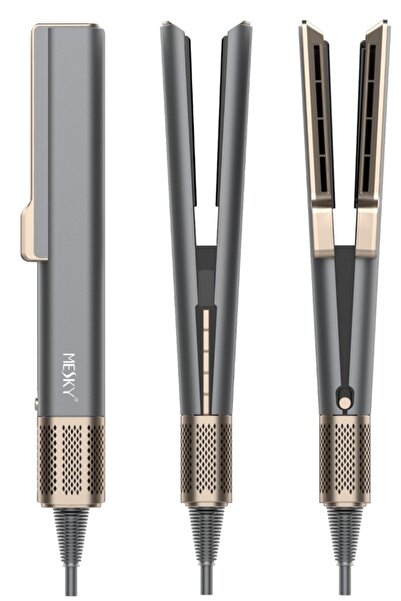 HYDER Mesky AirStyler – Revolutionary hair straightener with hot air and plates, 140°C, 1400–1600W