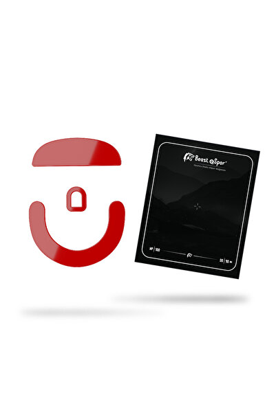 Beast eSpor ATK Dragonfly A9 / A9 Plus / A9 Pro / A9 Ultra - Mouse Skate Red Edition 100% PTFE