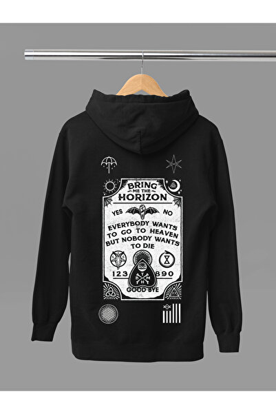 MAGORS BRING ME THE HORIZON Hanorac rock cu glugă, cu mânecă lungă, din bumba...