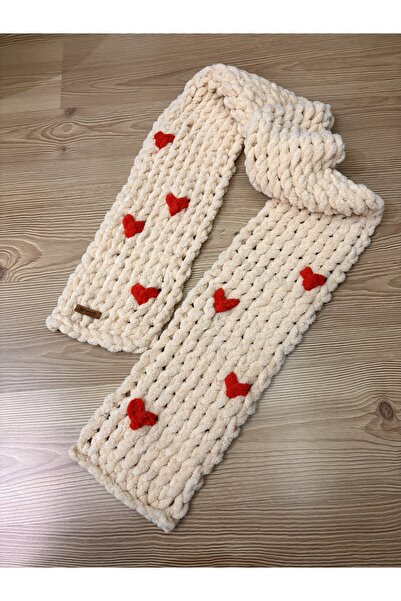 ipeklife Heart Plush Scarf