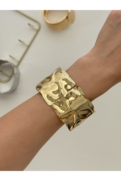 YOUES JEWELRY 316l Çelik Kalın Kelepçe Bileklik Kadın Bilezik