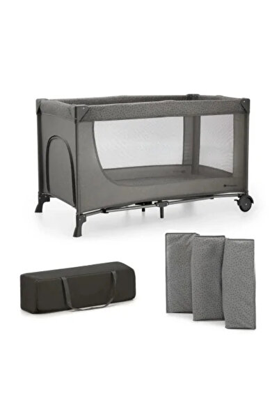 Kinderkraft Cestovná postieľka JOY 2, tmavosivá, bez príslušenstva