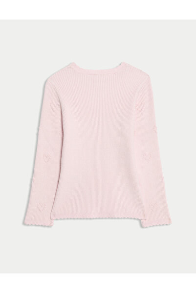 Marks & Spencer Kalp Desenli Örgü Üst (2-8 Yaş)