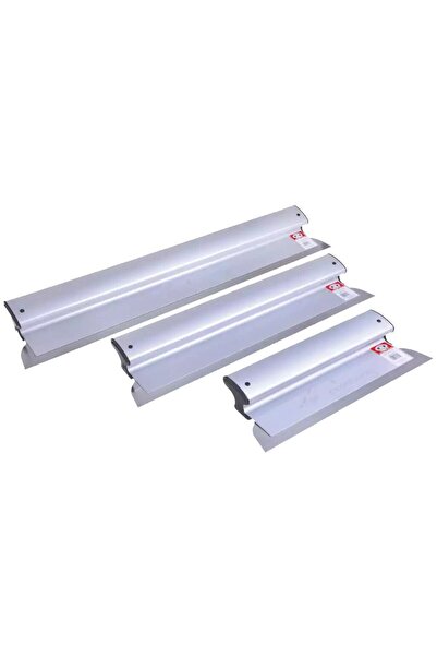 JollyMag Set of 3 professional trowels, stainless steel, 40, 60, 80 cm, Ergop...