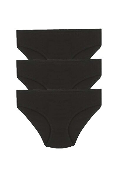 modaserdem Mdsrdm Girl's 3-Piece Black Underwear Set