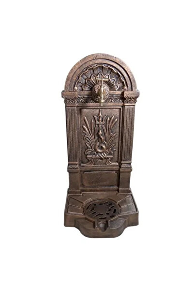 Strend Pro Záhradný drez, liatina, antický bronz, 35 x 30,5 x 76 cm