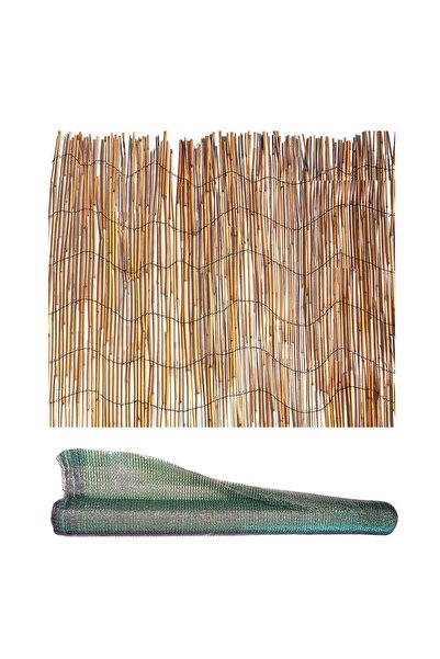 JollyMag Sada 2 tŕstí, 1,5x5 m + tieniaca sieť 85 g/m², 10x1,5 m
