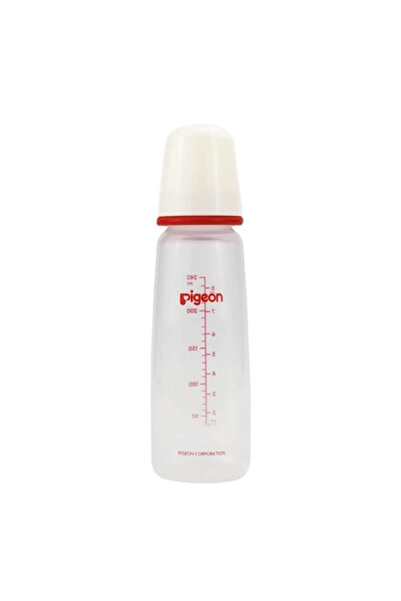 Pigeon بيجون رضاعة 240 مل بلاستيك بغطاء ابيض