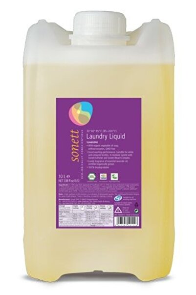 JollyMag LIQUID DETERGENT FOR WHITE AND COLORED LAUNDRY LAVENDER 10L Sonett
