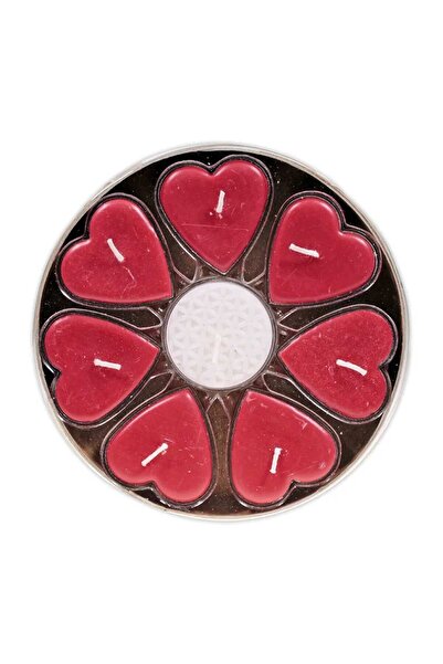 OEM Set 7 Scented Candles with Rose + 1 White Candle with Flower of Life - Harmony, Love, and Energetic