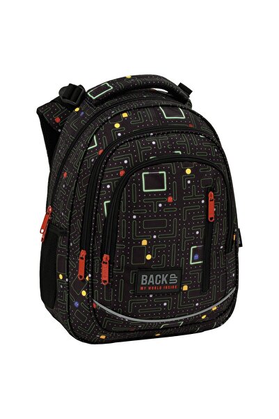 OEM Detský batoh, Backup, Vodeodolný, Pac, s 3 priehradkami, PLB5R102, 39x27x20cm