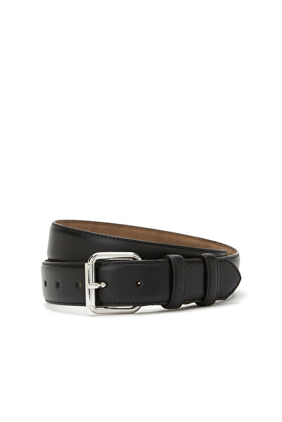 Dıvarese Siyah Erkek Deri Kemer