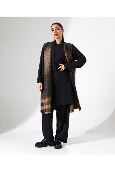 Fi'l Arz Fashion Women's Vest Three-Piece Plus Size Hijab Suit