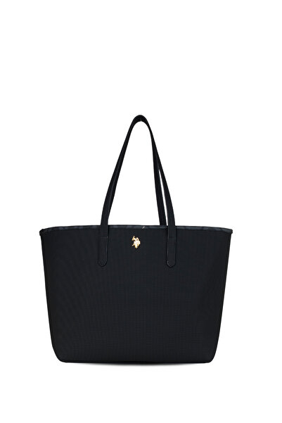 U.S. Polo Assn. Geantă neagră de umăr pentru femei Us26301