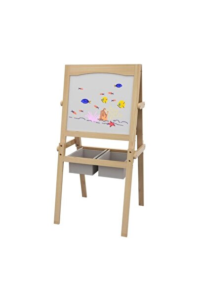 JollyMag Tabla tip sevalet pentru desen/pictura, cu 2 fete, 3 in 1, 2 compart...