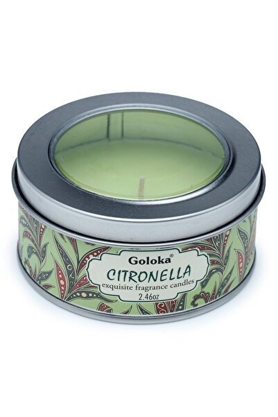 Goloka Lumânare parfumată în cutie metalică, Aromaterapie sacră pentru suflet...