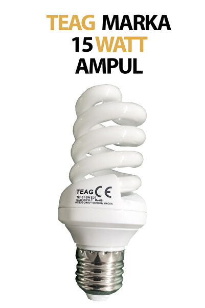 Trendhouse Tasarruflu Ampul 15 Watt 900 Lümen Teag