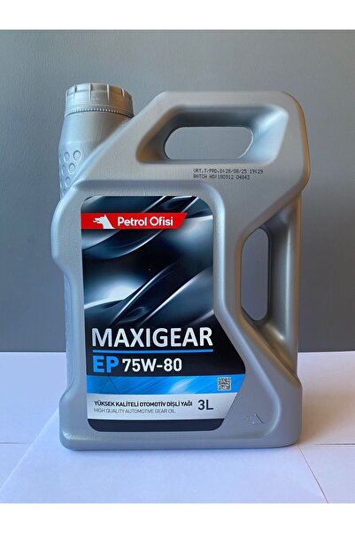 Petrol Ofisi EP 75W-80 3 Litre Otomatik Vites Şanzıman Yağı (08/2025 Üretim)