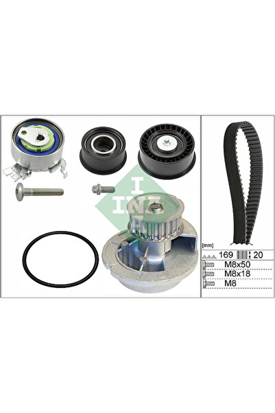 FAG Set Pompa Apa + Curea Dintata Opel Vectra B Vauxhall Vectra