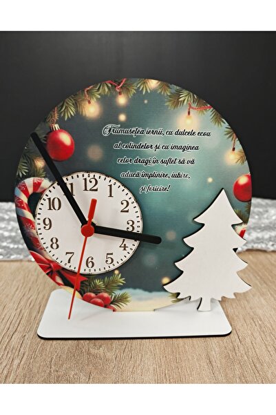 DLC Christmas decoration with clock