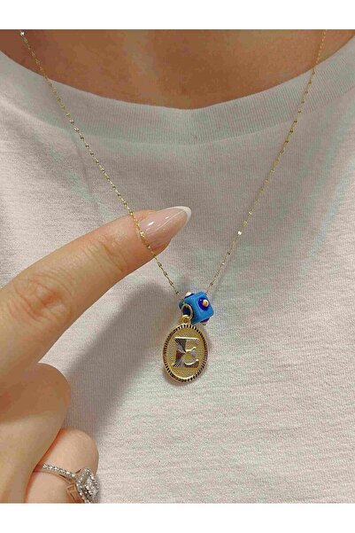 nasipkuyumcu 14 AYAR EZME FORSE ZİNCİRLİ HARF KOLYE XKLU003033