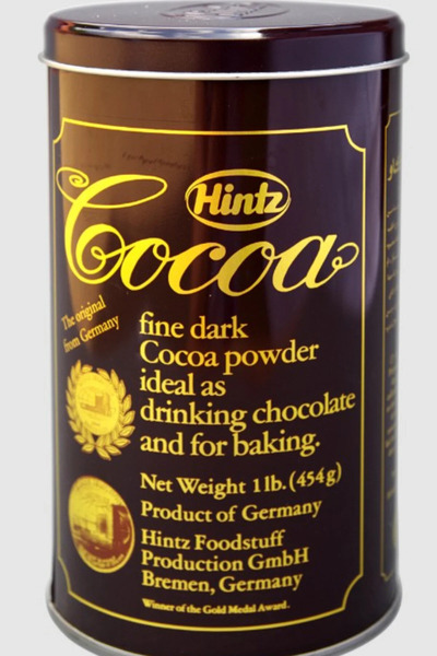 Hintz COCOA POWDER TIN 454G SP PRICE x 5