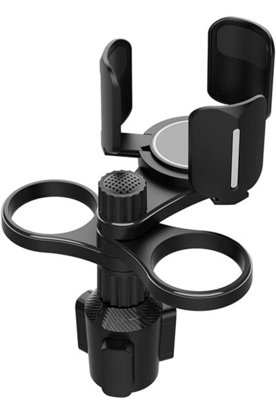 Generic Multifunctional Car Cup Holder Expander | In Table, Double Holder, Phone Mount, Degree Swivel