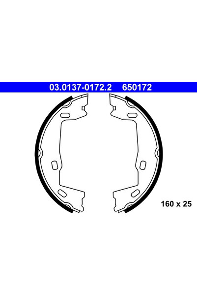 Ate Set Saboti Frana Frana De Mana Opel Kadett E/Omega A/Senator A