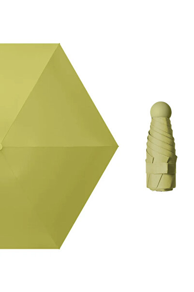 Onetick Kapsül Şemsiye Tam Otomatik Rüzgarda Kırılmayan Çantalı Şemsiye (6 Telli)