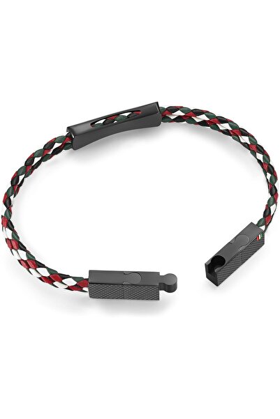 Ducati Corse Ducati Successo Black Bracelet For Men - Medium