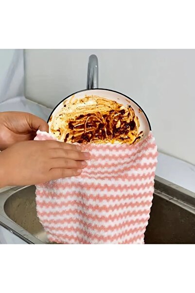 Generic “5-Pack Scouring Pads Set – Washable Absorbent Dish Cloths for Kitchen, Sink & Stove Cleaning”