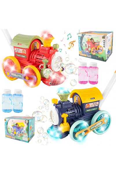 MalPlay Soap Balloon Generator Train, MalPlay, with batteries, sounds, lights, push handle and 2 s